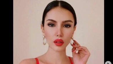 صورة توضيحية - كاتليا تتألق باللون الأحمر في احدث جلسة تصوير