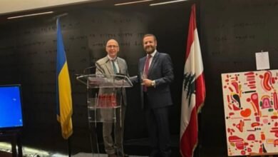 صورة توضيحية - القنصل العام تامر التونسي مكرماً من السفارة الأوكرانية في لبنان