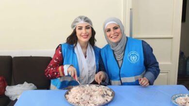 صورة توضيحية - زينة سلامة في مشاركة ة ضمن مبادرة كشافة الجراح الخيرية