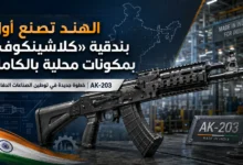 إنتاج أول بندقية AK-203 هندية الصنع بالكامل في أميثي
