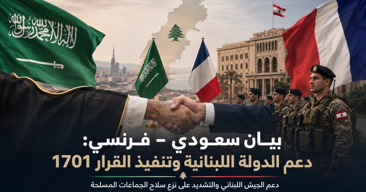 الرياض وباريس تؤكدان دعم الجيش اللبناني وتنفيذ القرار 1701 - صورة مميزة صورة مميزة: الرياض وباريس تؤكدان دعم الجيش اللبناني وتنفيذ القرار 1701