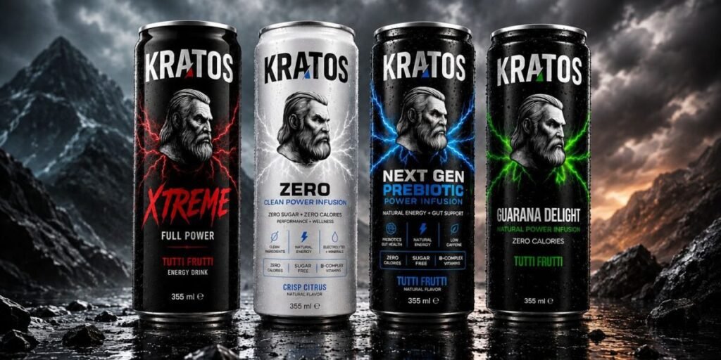 كراتوس مشروب الطاقة Functional Energy Drink يدخل المنافسة العالمية