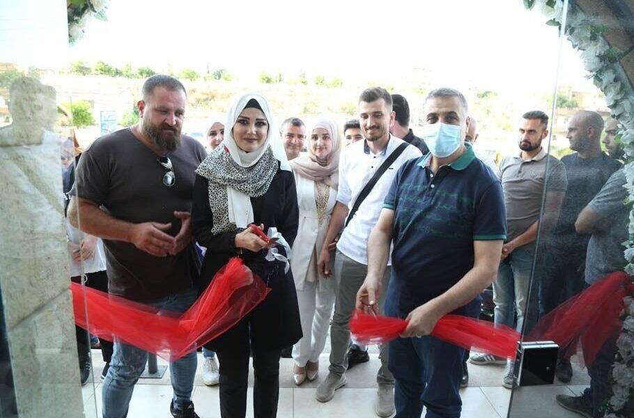 إفتتاح مكتب المهندسة غنوة قاسم شحادة في بلدة معروب .