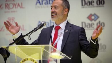 رئيس إتحاد التايكواندو الدكتورHabib Zarifeh لعبة التايكواندو في آسيا ذو قيمة عالية جداً