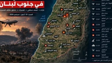 عاجل منصة اجواء:تصعيد ميداني واسع في جنوب لبنان: غارات وقصف مدفعي وتحليق مكثف للمسيّرات #انفوغراف
