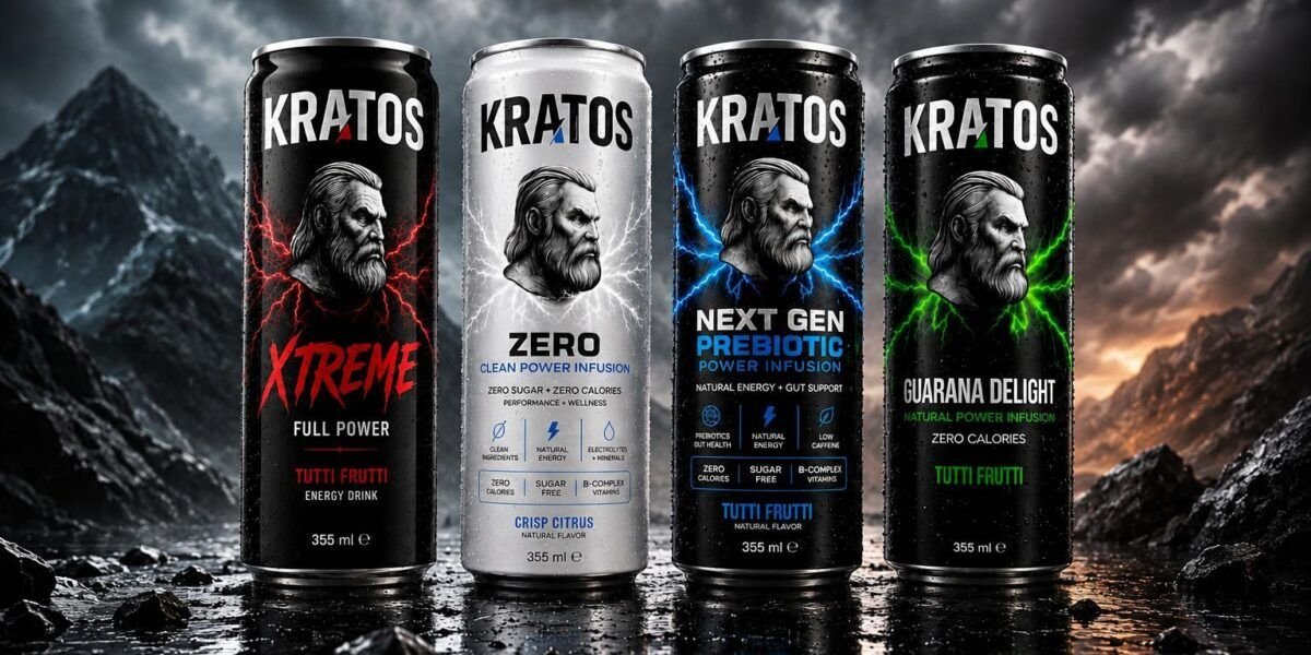 كراتوس مشروب الطاقة Functional Energy Drink يدخل المنافسة العالمية